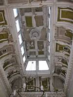 The once magnificent ceiling dome 